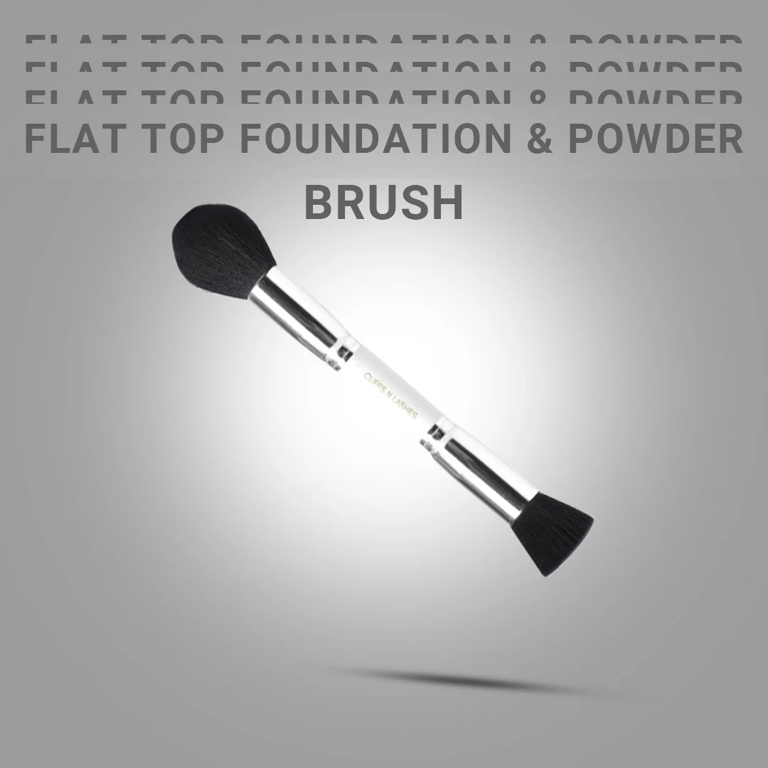CUFFS N LASHES Double Duty Flat Top Foundation & Powder Brush - DD01 - Image 2