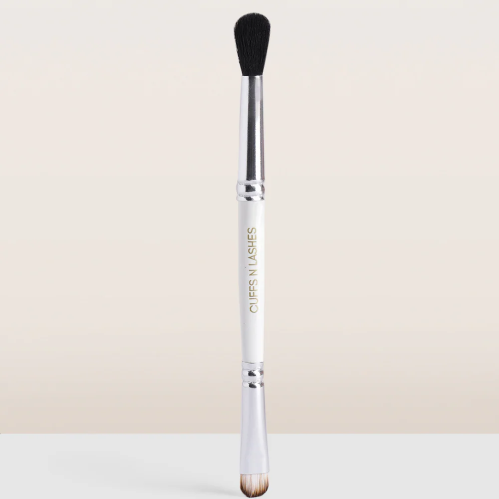 CUFFS N LASHES Double Duty Small Flat Brush & Fluppy Blending Brush - DD06 - Image 5