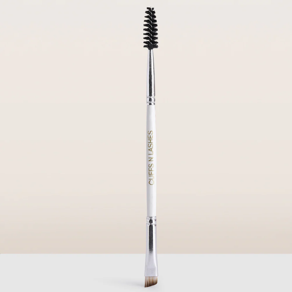 CUFFS N LASHES Double Duty Fine Angled Brow Brush & Spoolie - DD07 - Image 7