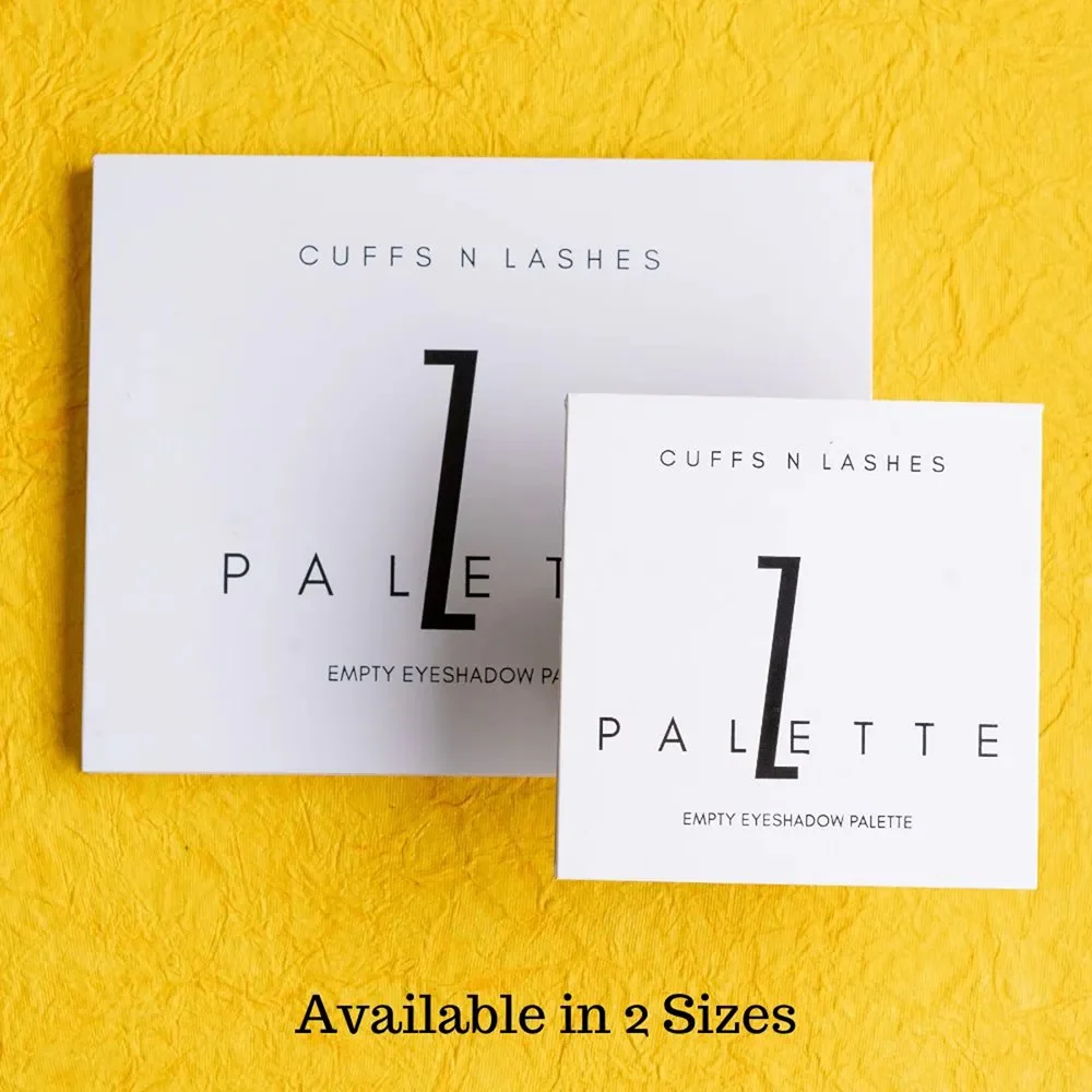 Cuff N Lashes Z Palette, Empty Magnetic Eye Shadow Storage Case - Image 2