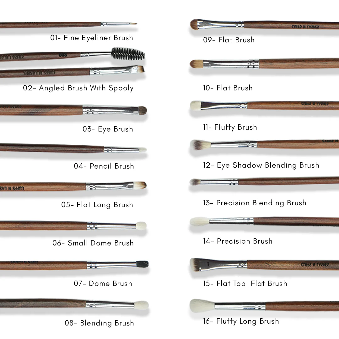 Cuffs N Lashes Brushes Set Of 44 (With Holder) - Image 6