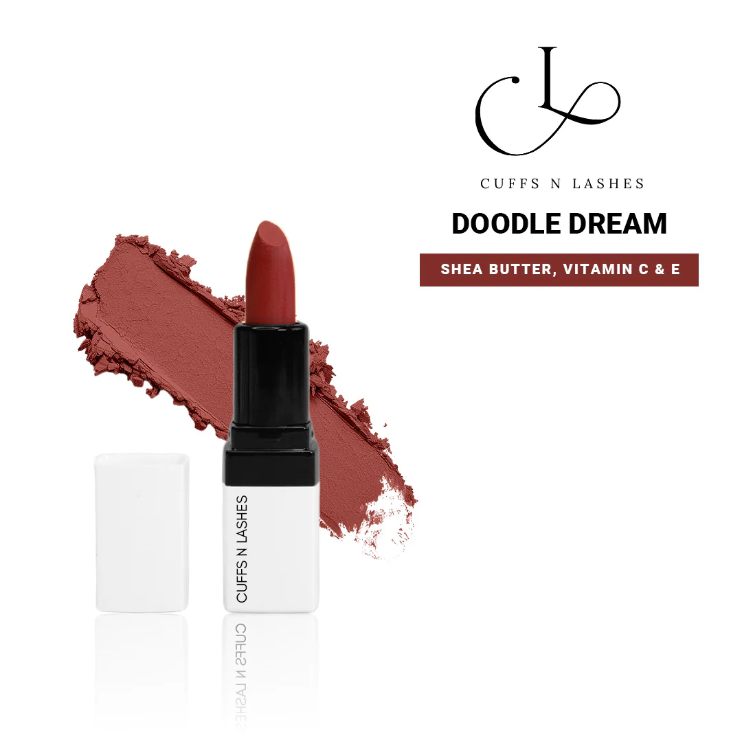 Cuffs N Lashes Doodle Lips Mini Creamy Matte Lipsticks - Image 23