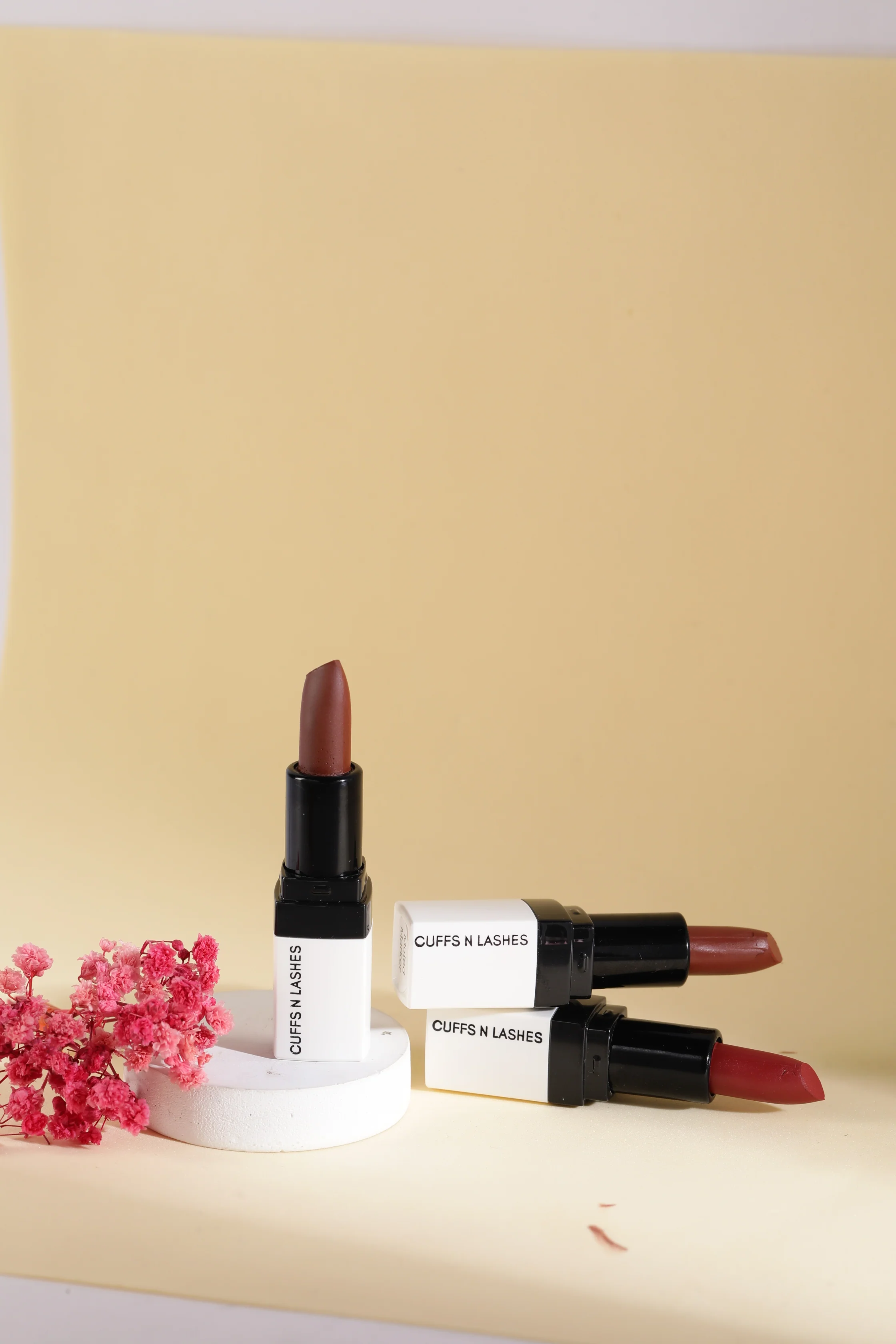 Cuffs N Lashes Doodle Lips Mini Creamy Matte Lipsticks - Image 3