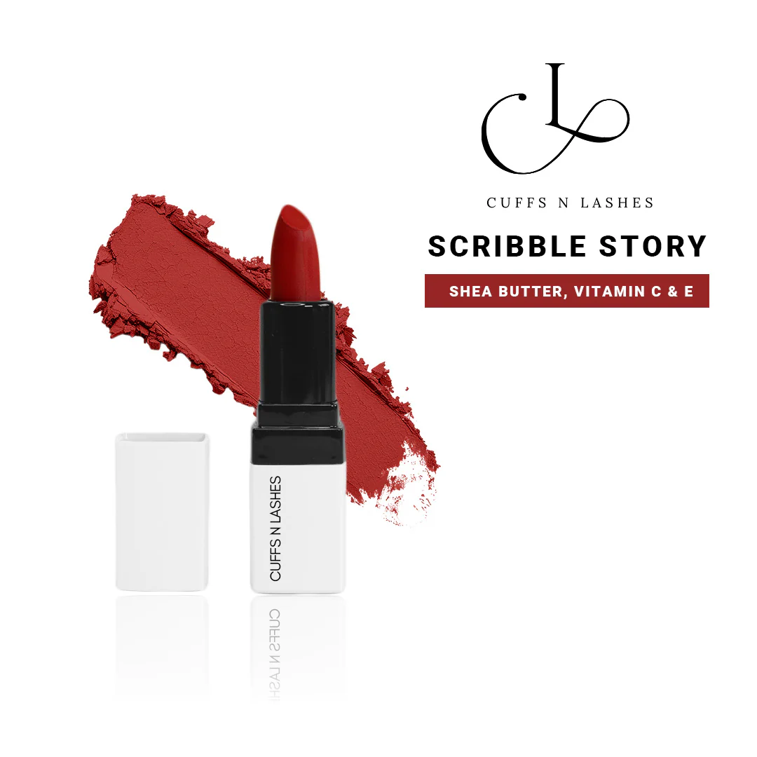 Cuffs N Lashes Doodle Lips Mini Creamy Matte Lipsticks - Image 9