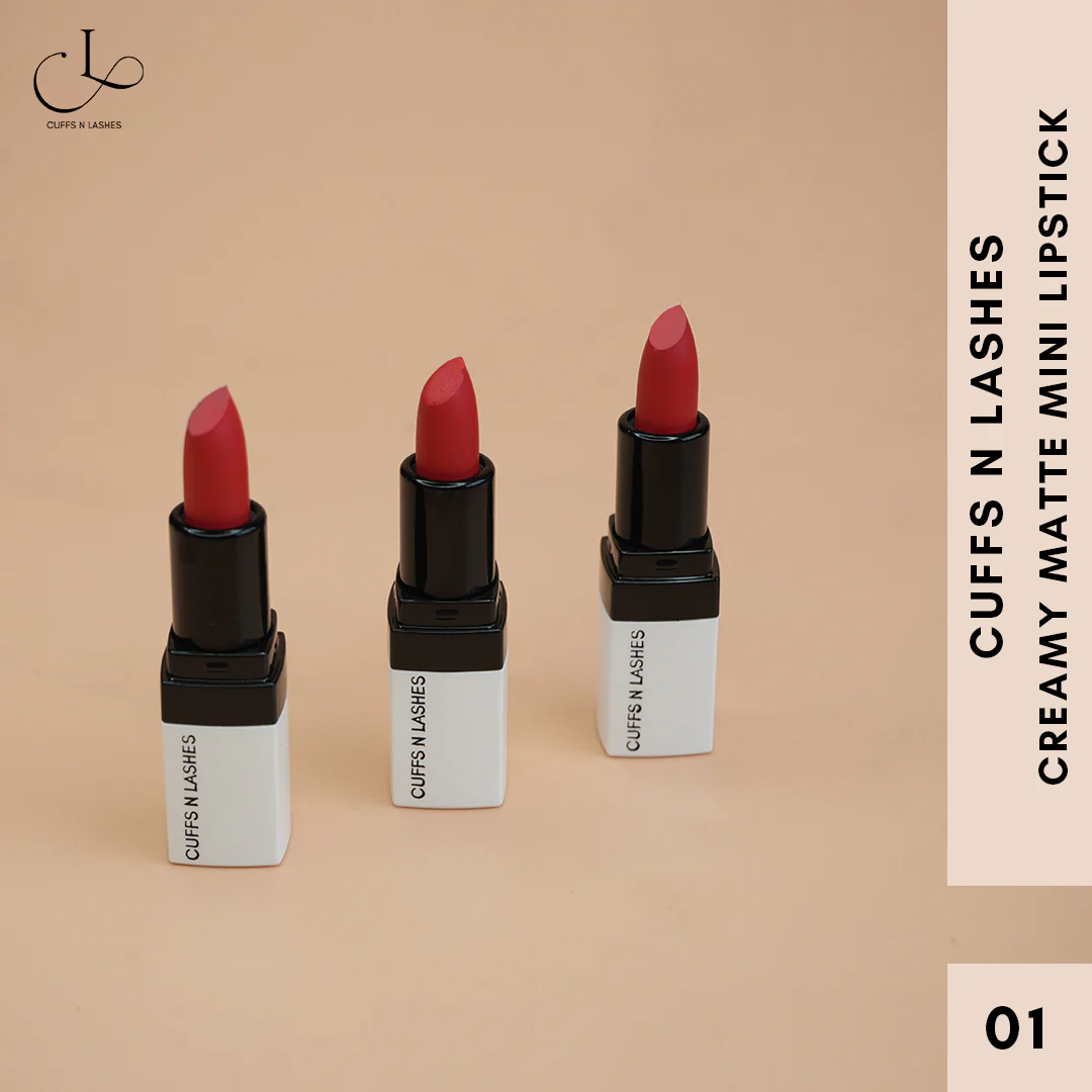 Cuffs N Lashes Doodle Lips Mini Creamy Matte Lipsticks (Set of 3) - Image 16