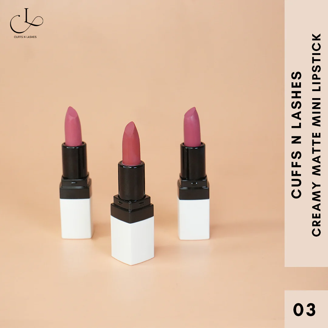 Cuffs N Lashes Doodle Lips Mini Creamy Matte Lipsticks (Set of 3) - Image 18