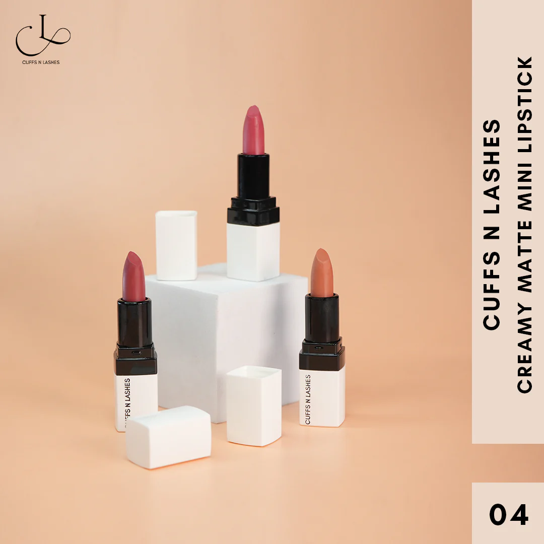 Cuffs N Lashes Doodle Lips Mini Creamy Matte Lipsticks (Set of 3) - Image 19