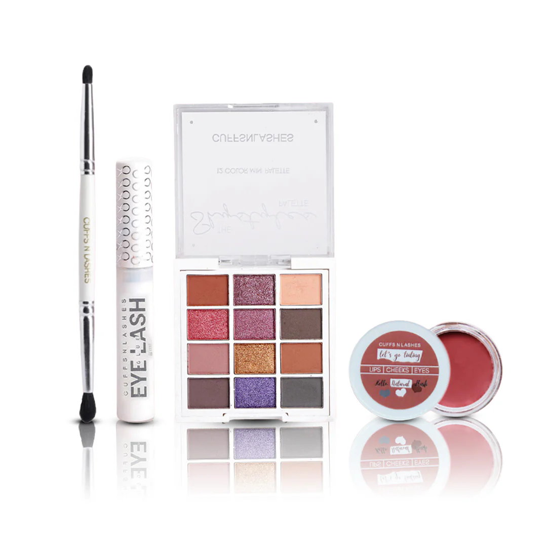 Cuffs N Lashes Eye & Glow Essentials Combo