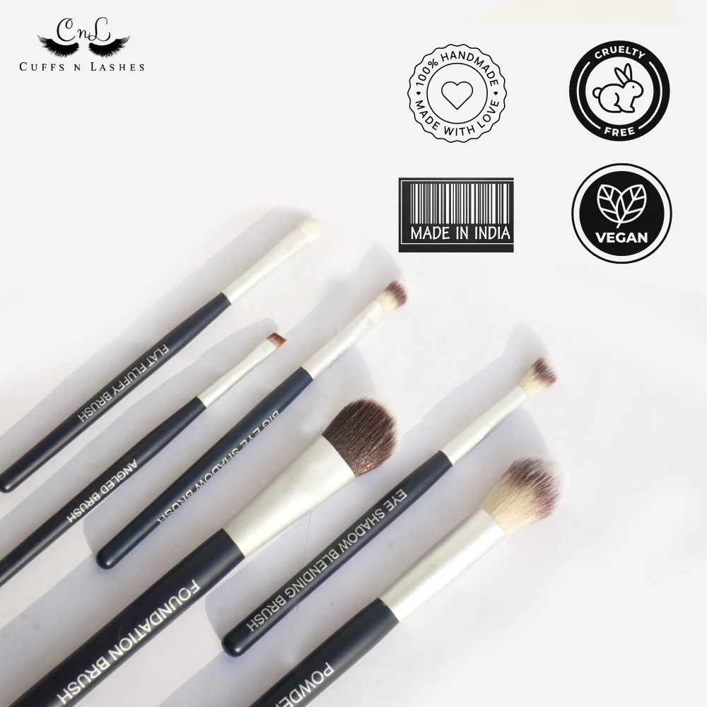 Cuffs N Lashes Brushes Set Of 6 - Image 5