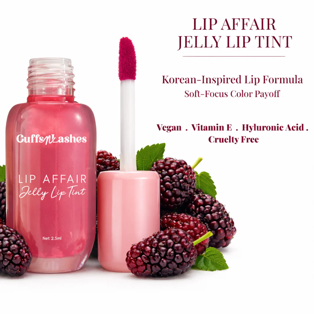 Cuffs N Lashes Lip Affair Jelly Lip Gloss Tint - Image 10