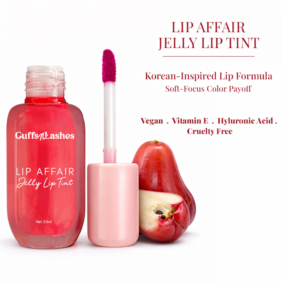 Cuffs N Lashes Lip Affair Jelly Lip Gloss Tint - Image 11