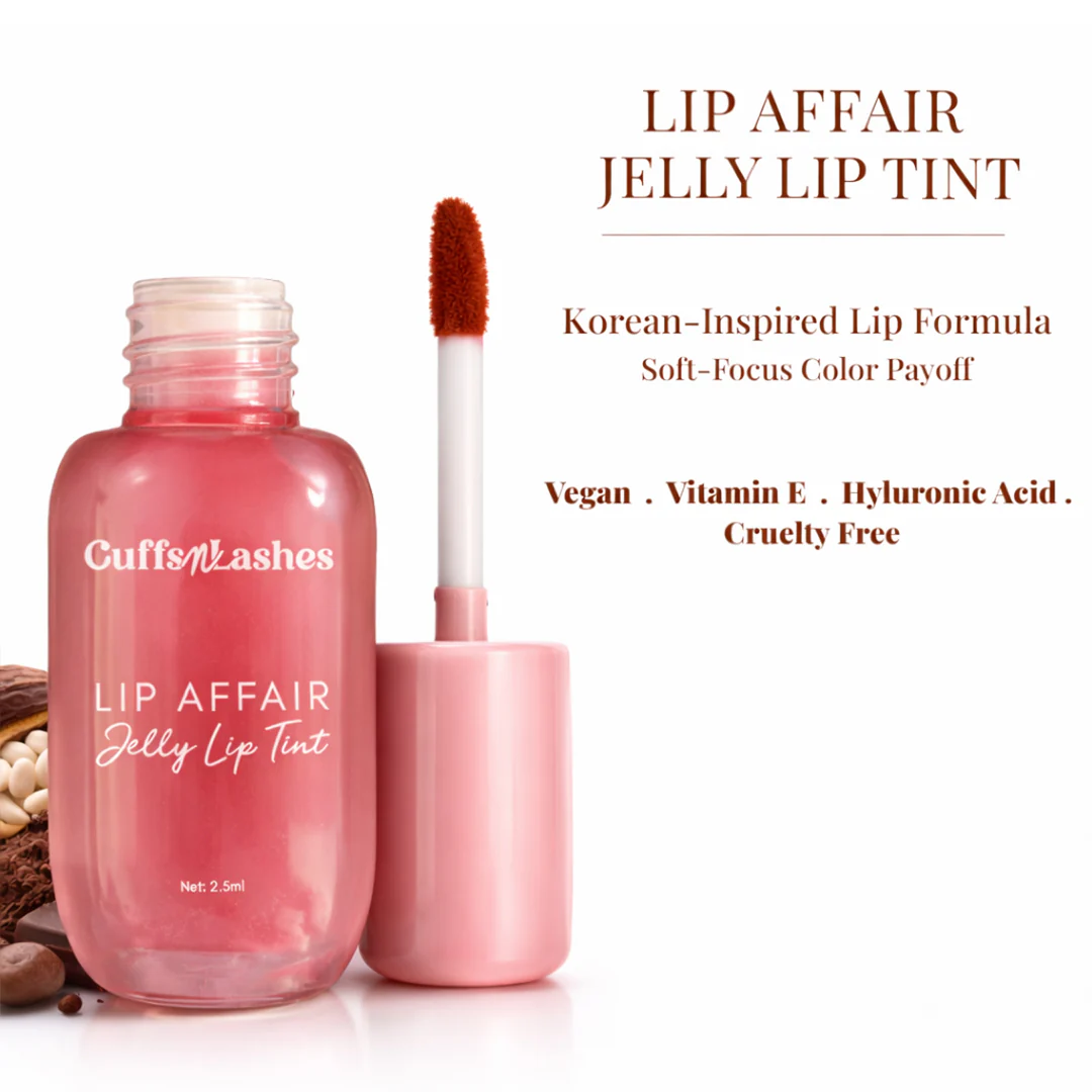 Cuffs N Lashes Lip Affair Jelly Lip Gloss Tint - Image 13