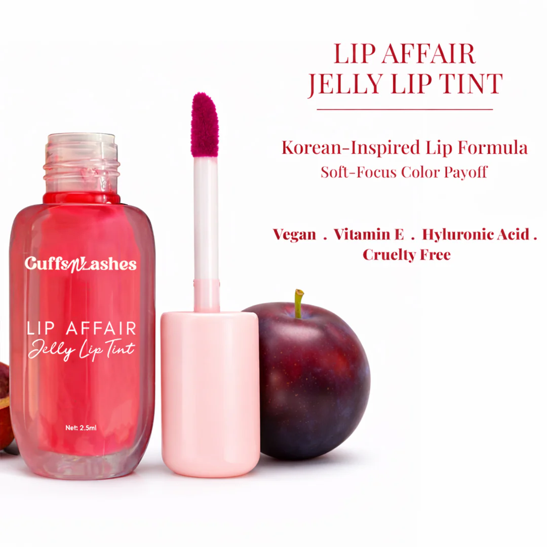 Cuffs N Lashes Lip Affair Jelly Lip Gloss Tint - Image 15