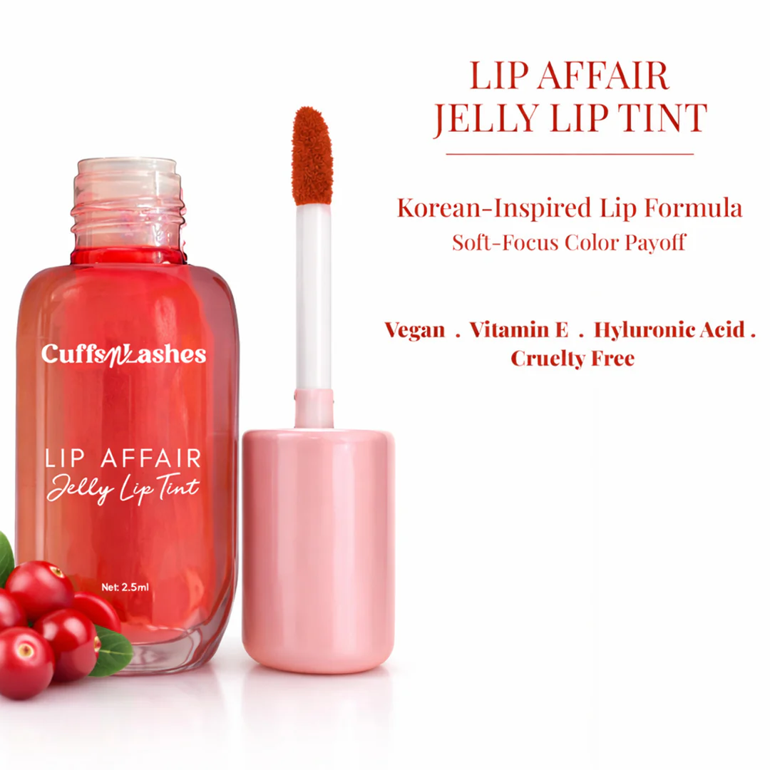 Cuffs N Lashes Lip Affair Jelly Lip Gloss Tint - Image 16