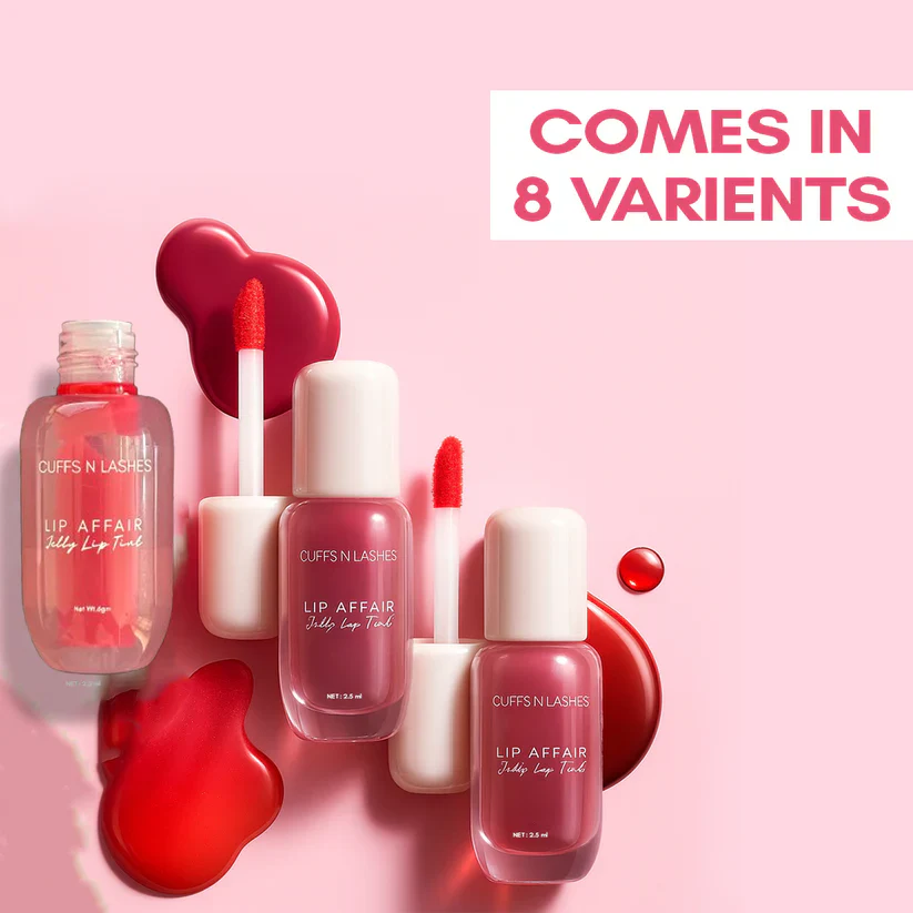 Cuffs N Lashes Lip Affair Jelly Lip Gloss Tint - Image 8