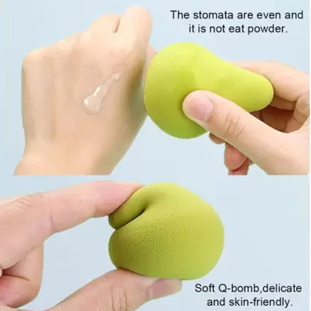 Cuffs N Lashes Makeup Blender/Sponge Fruit Series - Pear - Image 4