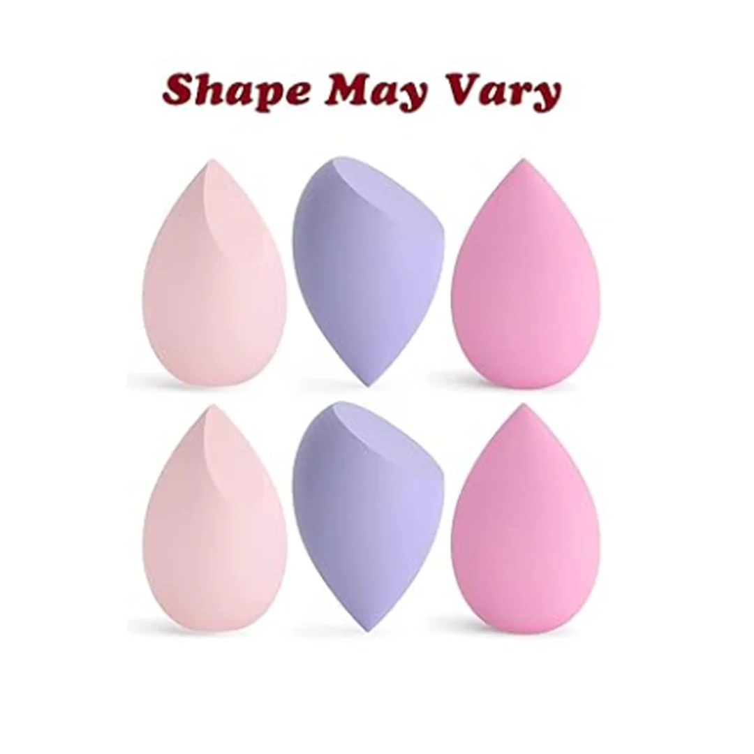 Cuffs N Lashes Makeup Blender/Sponge Set of 6 Multicolor - Image 3