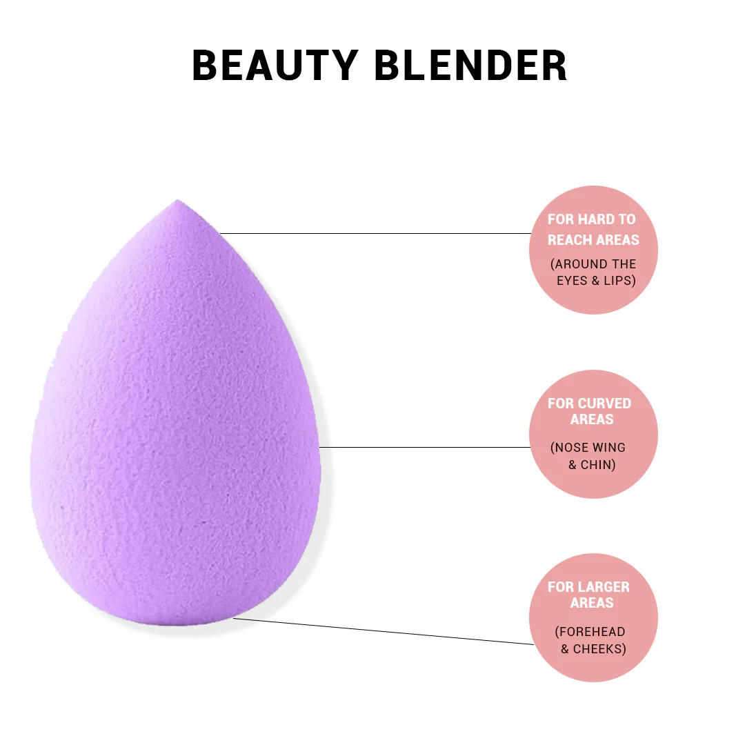 Cuffs N Lashes Makeup Blender/Sponge Set of 8 Multi Color normal - Image 3