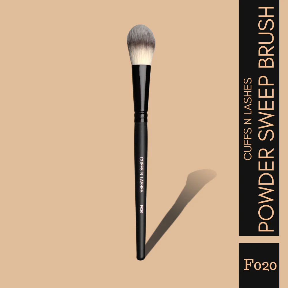 Cuffs N Lashes Makeup Brushes,F020 Powder Sweep Brush - Image 3