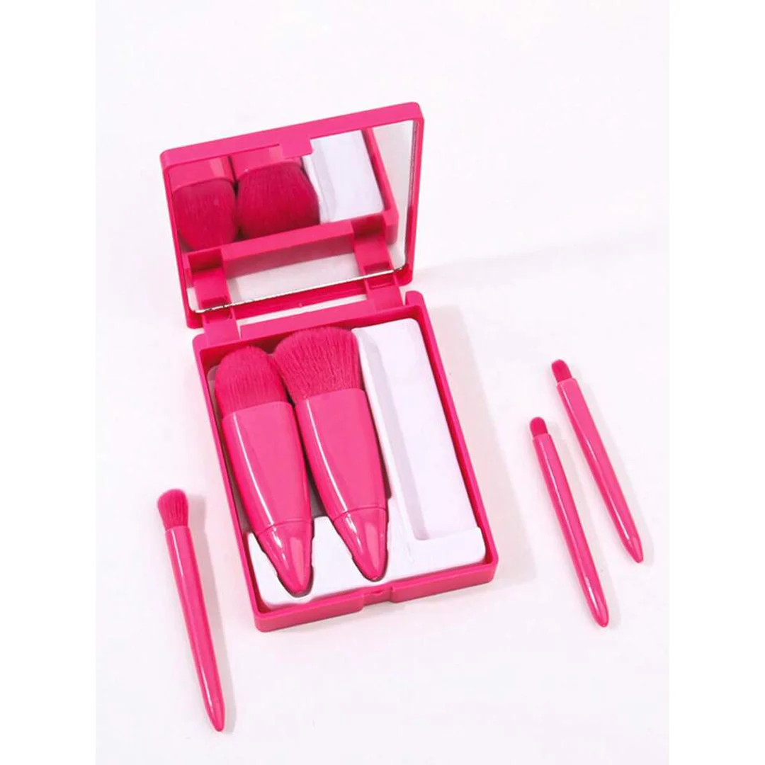 Cuffs N Lashes Mini Brush Set of 5 - Pink - Image 3