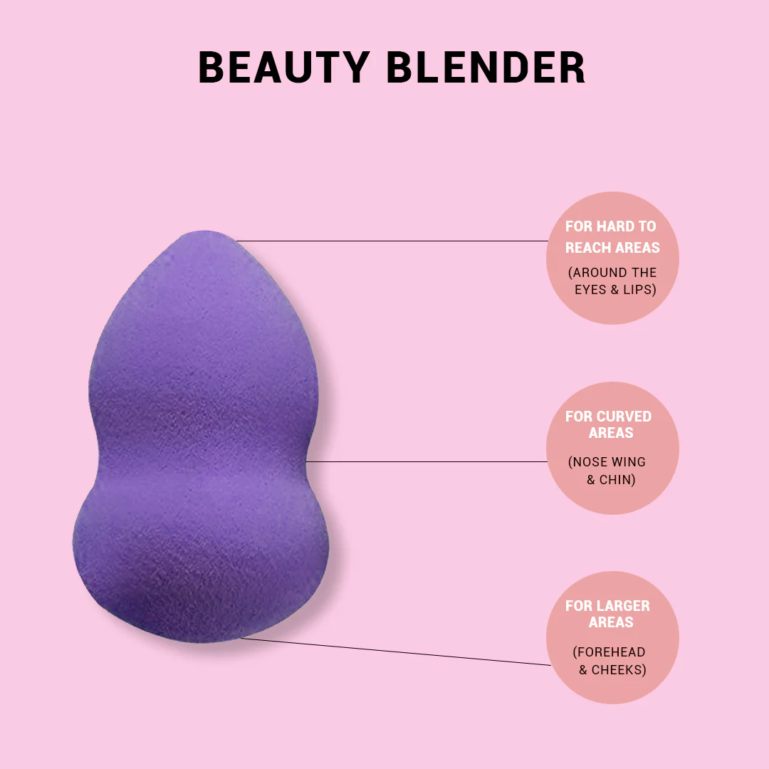 Cuffs N Lashes Multi Makeup Blender/Sponge With Bottle Jar - Image 3