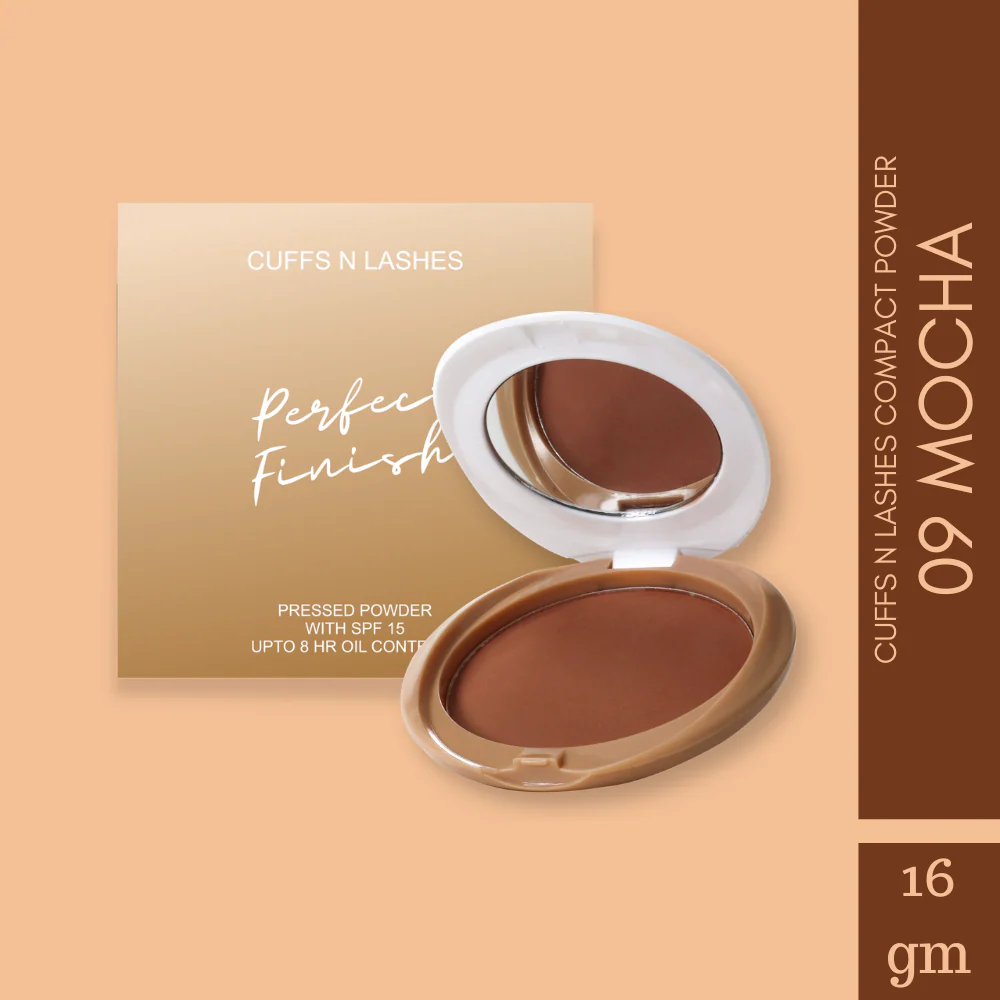 Cuffs N Lashes Perfect Finish Pressed Powder Compact with SPF 15 - Image 16
