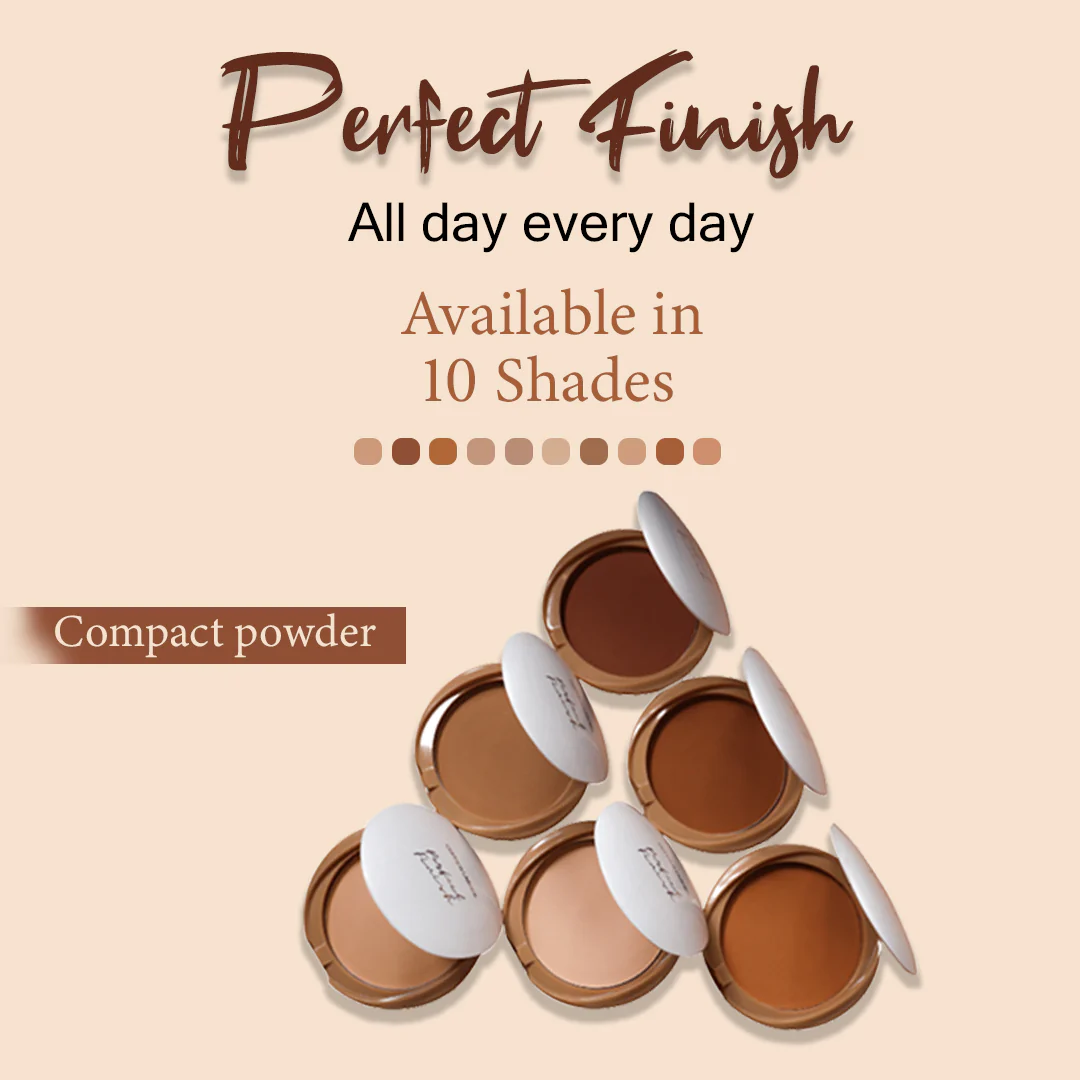 Cuffs N Lashes Perfect Finish Pressed Powder Compact with SPF 15 - Image 3