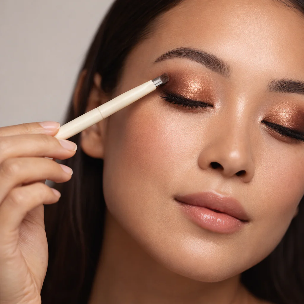 Cuffs n Lashes Pro Makeup Brush – Angled Brush - Image 4