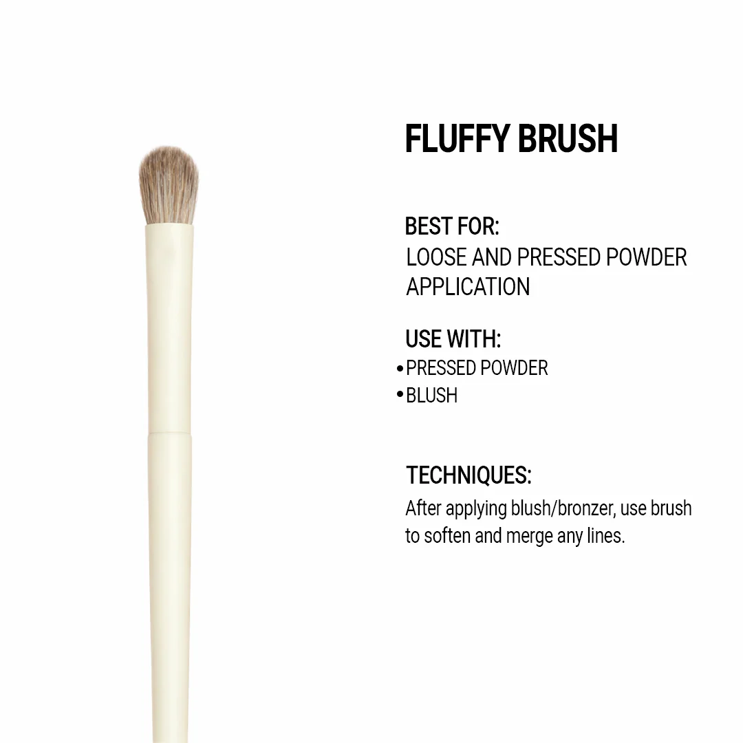Cuffs n Lashes Pro Makeup Brush – Fluffy Brush
