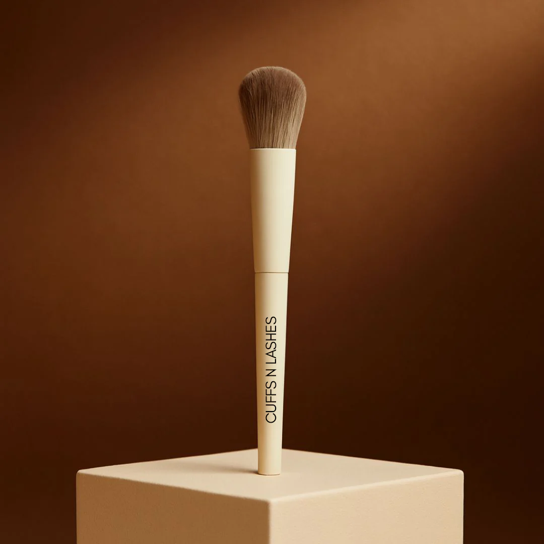 Cuffs n Lashes Pro Makeup Brush – Foundation Brush - Image 2