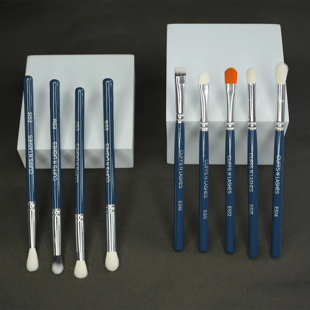 Cuffs N Lashes, The ULTIMATE Eye Brush set, Set of 9(B) - Image 4