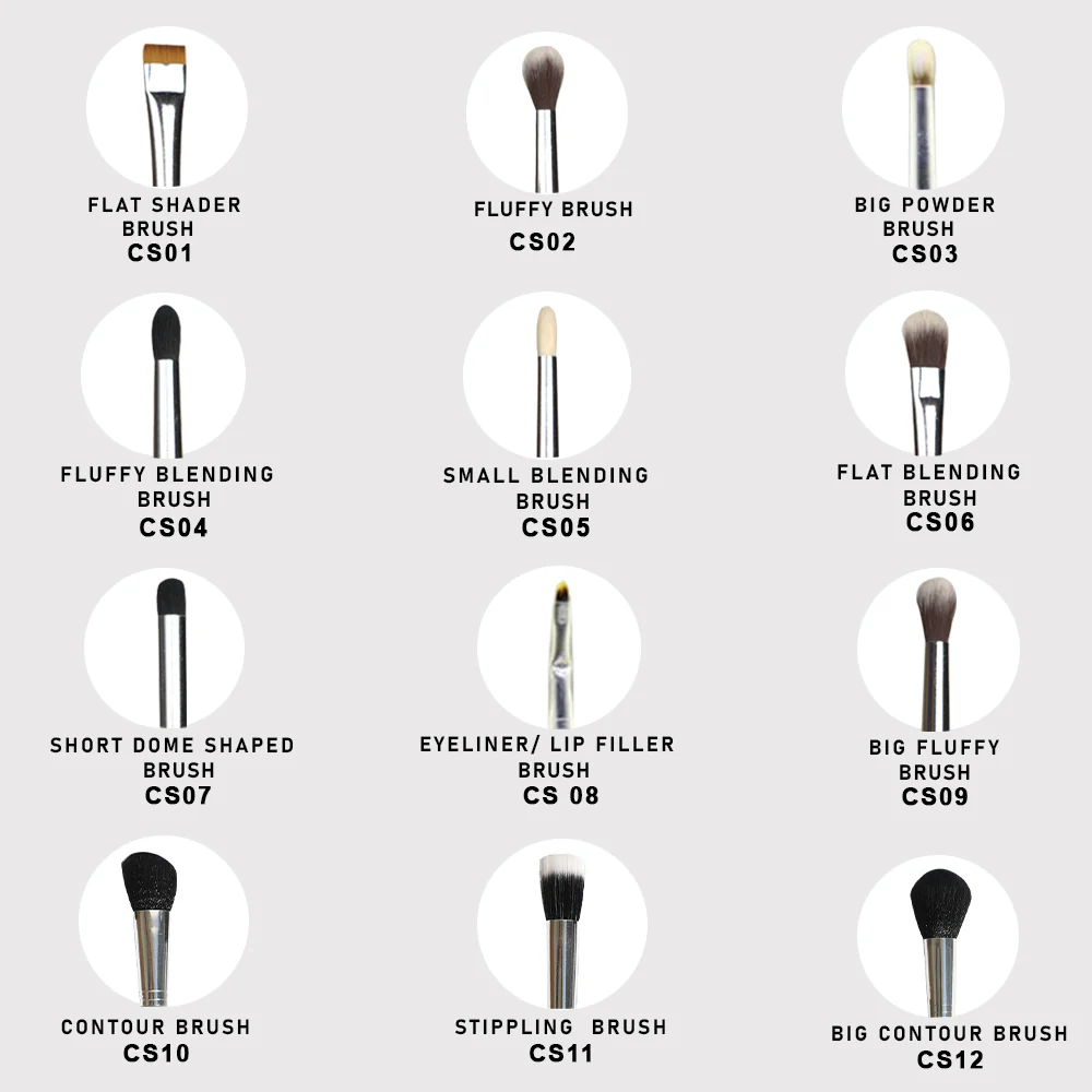 Cuffs N Lashes X ShyStyles Brush Set Of 12 - Image 7