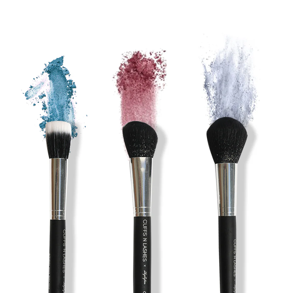 Cuffs N Lashes X ShyStyles Brush Set Of 3 - Image 4