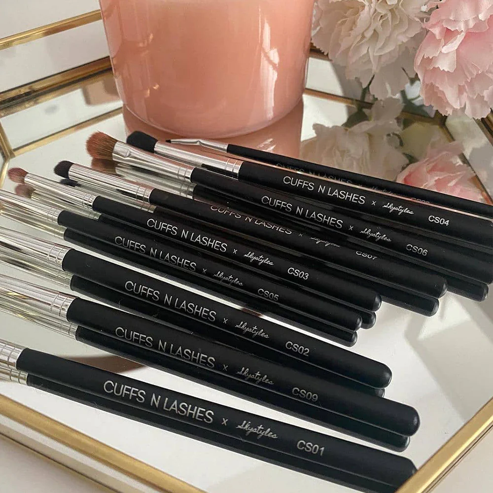 Cuffs N Lashes X ShyStyles Brush Set Of 9 - Image 5
