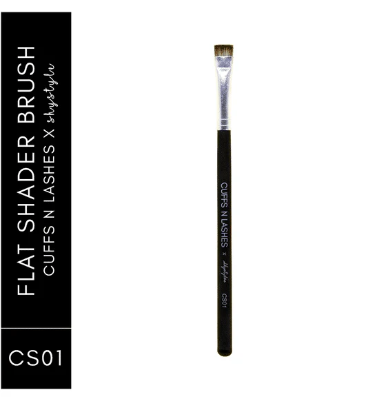 Cuffs N Lashes X Shystyles Makeup Brush - CS 01 Flat Shader Brush - Image 2