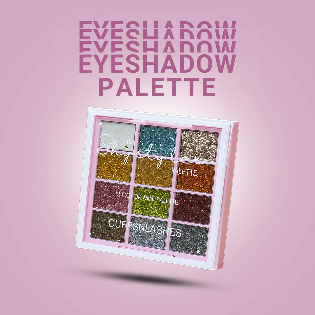 Cuffs n Lashes x ShyStyles 12 Color Mini Palette - Image 2