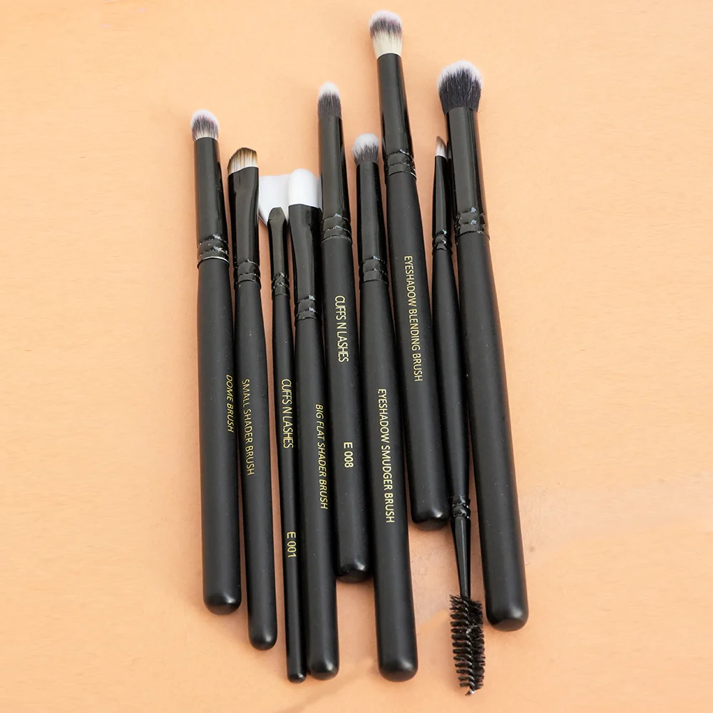 Cuffs N Lashes Eye Brushes Set Of 9 - Image 4