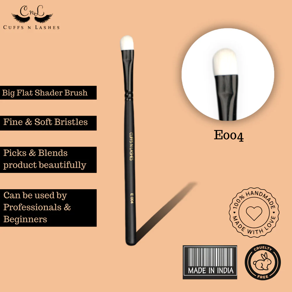 Cuffsnlashes Makeup Brushes E004 Big Flat Brush - Image 4