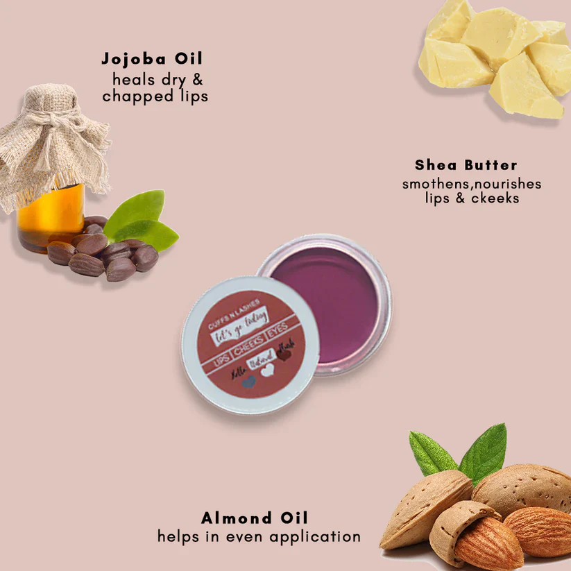 Cuffs N Lashes Let’s Go Tinting Set of 6 – Mini  Lip, Cheek & Eye Tints - Image 3