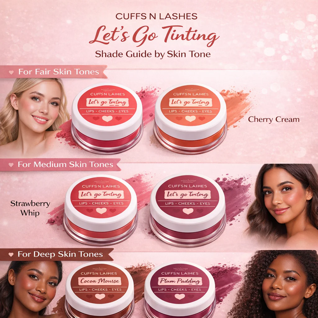 Cuffs N Lashes Let’s Go Tinting Set of 6 – Mini  Lip, Cheek & Eye Tints - Image 5