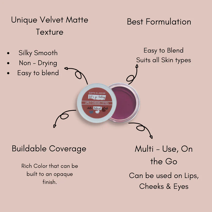 Cuffs N Lashes Let’s Go Tinting Set of 6 – Mini  Lip, Cheek & Eye Tints - Image 8